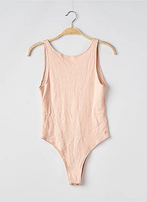 Body col rond sans manche rose JOACY femme