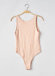 Body col rond sans manche rose JOACY femme