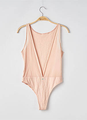 Body col rond sans manche rose JOACY femme