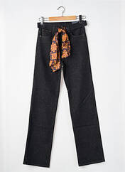 Jeans coupe droite noir JOACY pour femme seconde vue
