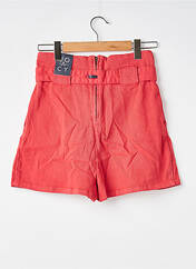 Short rouge JOACY pour femme seconde vue