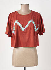 T-shirt marron JOACY pour femme seconde vue