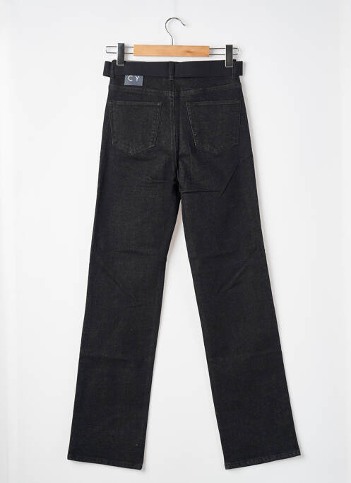Jeans coupe droite stretch taille normale noir JOACY femme
