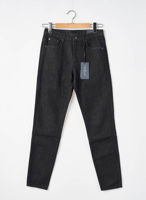 Jeans coupe slim tissage brut taille normale noir JOACY femme