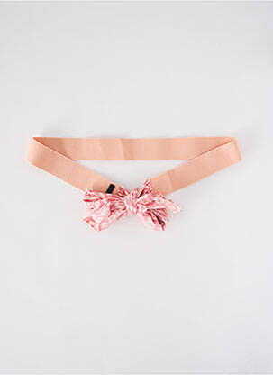 Ceinture fermeture liens à nouer rose JOACY femme