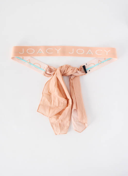 Ceinture fermeture liens à nouer rose JOACY femme