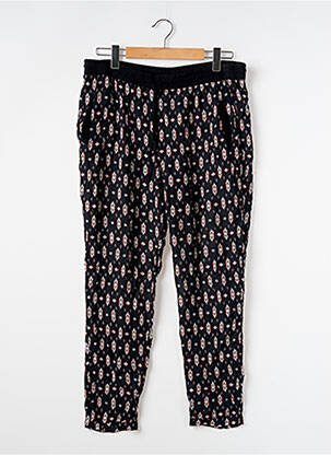 Pantalon large tissage popeline taille normale noir PIMKIE femme