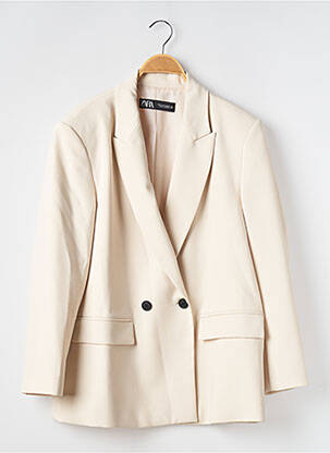 Blazer poches beige ZARA femme