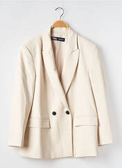 Blazer beige ZARA pour femme seconde vue