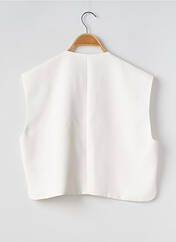 Gilet sans manche blanc ZARA pour femme seconde vue