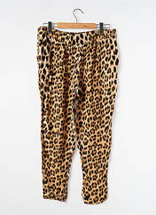 Pantalon large marron ZARA pour femme seconde vue