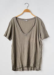 T-shirt gris ZARA pour femme seconde vue