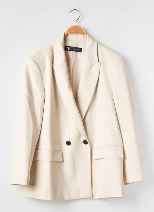 Blazer beige ZARA pour femme