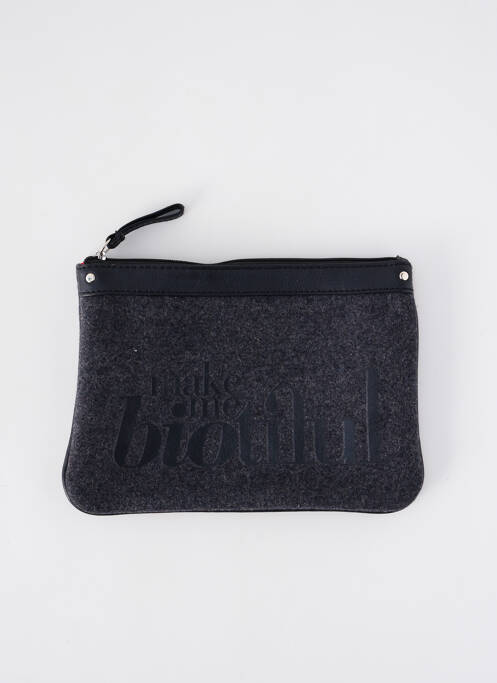 Trousse de maquillage gris MY BIOTIFUL BAG pour femme