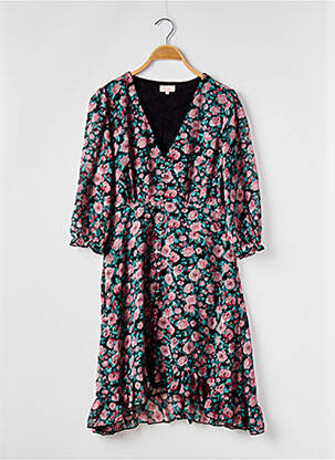 Robe courte manches 3/4 manches 3/4 noir GOA femme