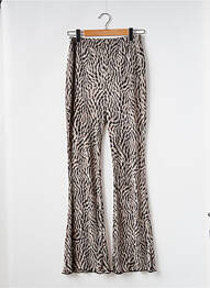 Pantalon large tissage popeline taille normale noir TOPSHOP femme