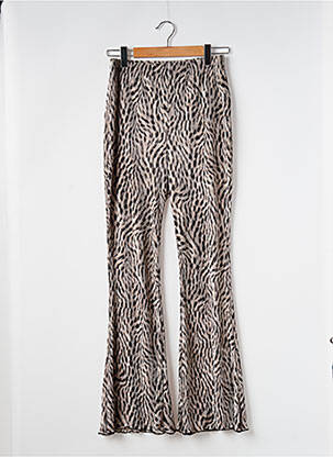Pantalon large tissage popeline taille normale noir TOPSHOP femme