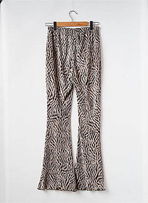 Pantalon large tissage popeline taille normale noir TOPSHOP femme