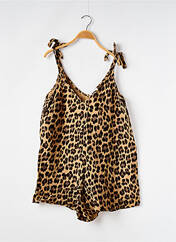 Combishort marron PRETTY WIRE pour femme seconde vue