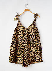 Combishort marron PRETTY WIRE pour femme seconde vue