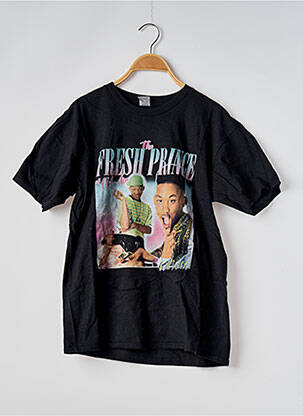 T-shirt noir GILDAN pour homme