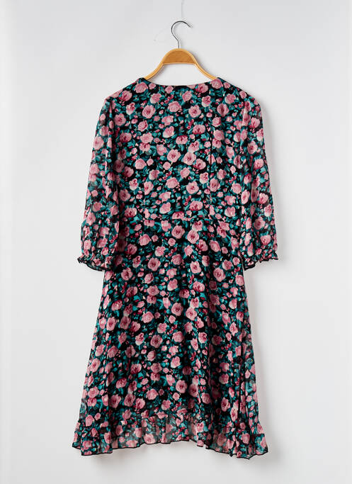 Robe courte manches 3/4 manches 3/4 noir GOA femme