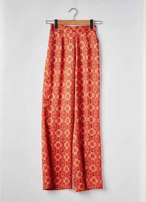 Pantalon large orange REZINE pour femme