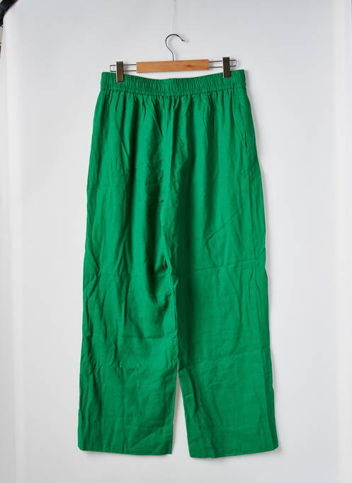 Pantalon large vert ZARA pour femme