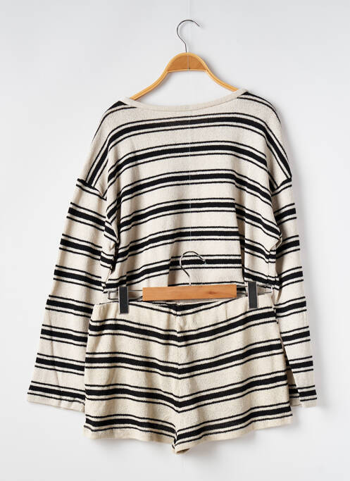 Robe mi-longue beige ZARA pour femme