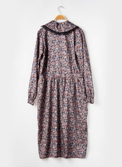 Robe mi-longue noir REZINE femme