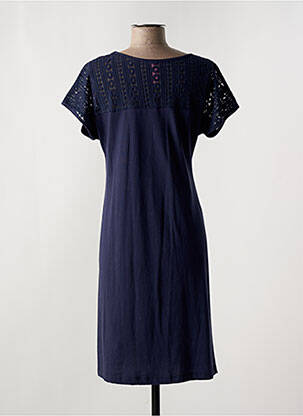 Chemise de nuit col v bleu REOIC femme