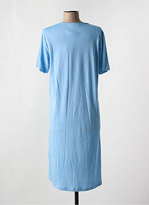 Chemise de nuit stretch bleu JULIE femme