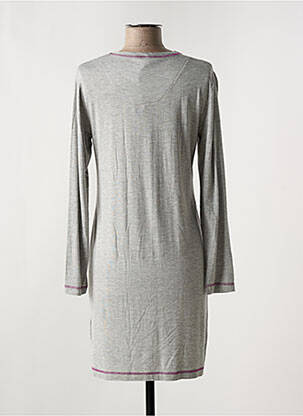 Chemise de nuit stretch gris LOHE femme