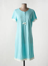 Chemise de nuit stretch bleu JULIE femme