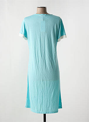 Chemise de nuit stretch bleu JULIE femme