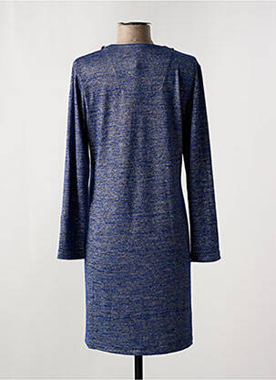 Chemise de nuit col v bleu LOHE femme