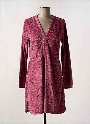 Chemise de nuit col v rouge ESKIMO femme