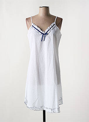 Nuisette/combinette stretch blanc JULIE femme