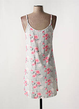 Nuisette/combinette stretch gris JULIE femme