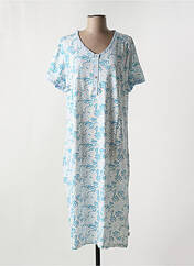 Chemise de nuit bleu ESKIMO pour femme seconde vue