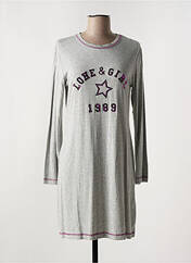 Chemise de nuit gris LOHE pour femme seconde vue