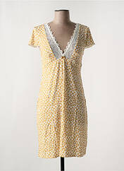 Chemise de nuit jaune ANTIGEL pour femme seconde vue
