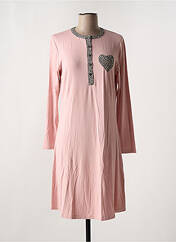Chemise de nuit rose JULIE pour femme seconde vue