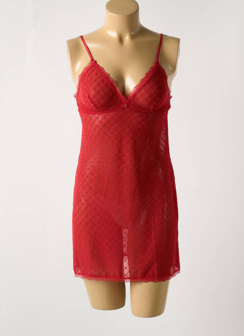 Nuisette/combinette légère et transparente rouge ANTIGEL femme