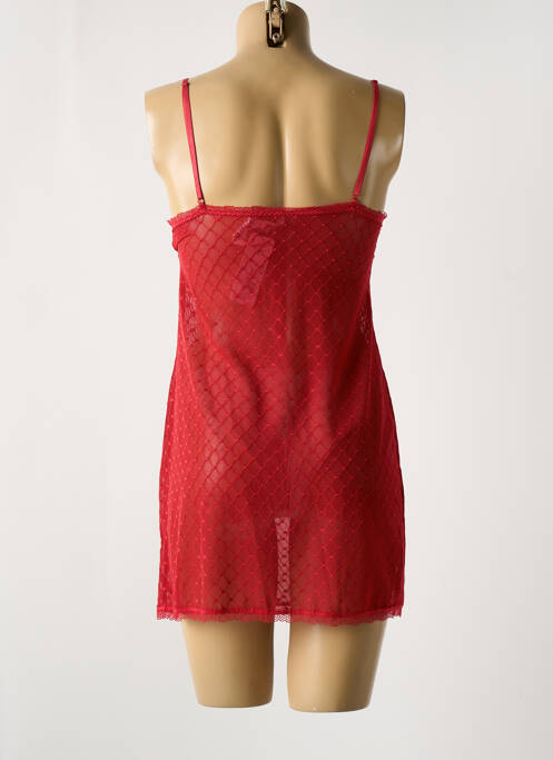 Nuisette/combinette légère et transparente rouge ANTIGEL femme