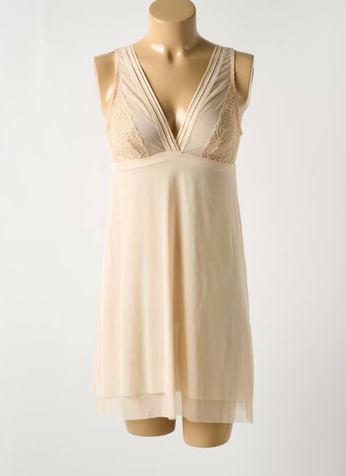 Nuisette/combinette légère et transparente beige ANTIGEL femme
