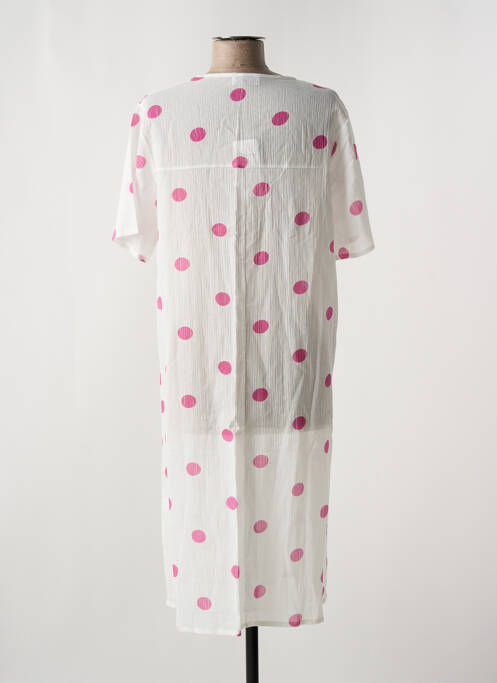 Chemise de nuit imprimé pois rose JULIE femme