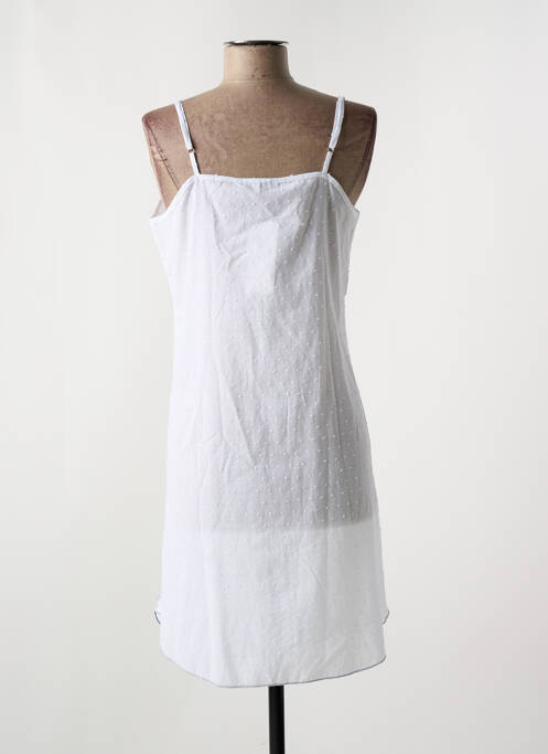 Nuisette/combinette stretch blanc JULIE femme