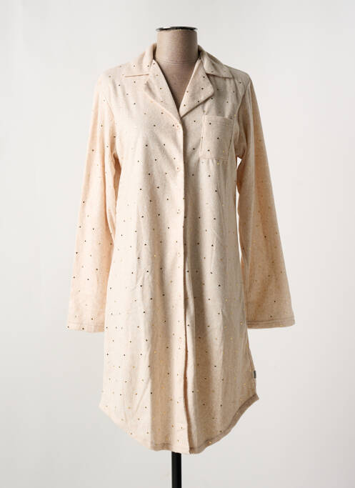 Chemise de nuit beige ESKIMO pour femme