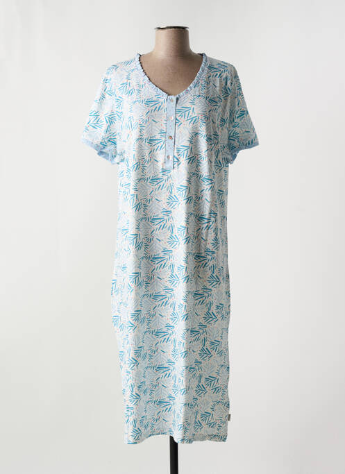 Chemise de nuit bleu ESKIMO pour femme